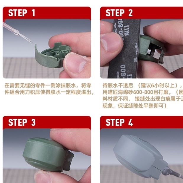 Keo dán nhựa ABS loại liên kết tiêu chuẩn / loại chảy đường nối liền mạch 40ml Hobby Mie