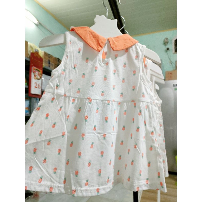 7_14kg Váy 100% cotton quảng châu cực mềm mát cho bé