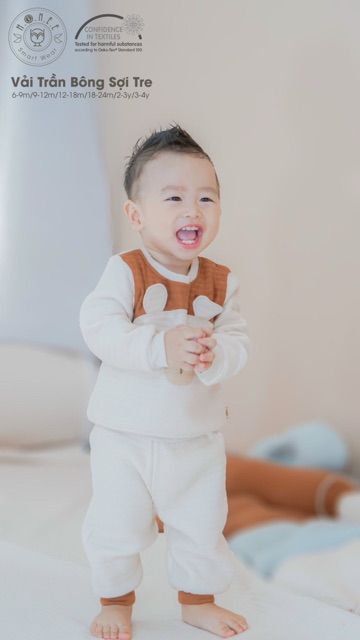 Hrnee - Bộ trần bông 6-9M đến 4Y