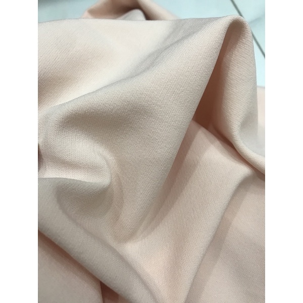 Vải Màu Hồng Pastel dày mềm rũ mịn đẹp sang -khúc 70cm (khổ1m5)may Quần tây , đầm váy ,vest nữ