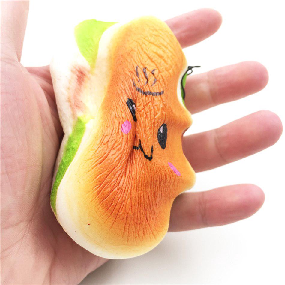 Đồ chơi Squishy hình bánh Hamburger 10cm