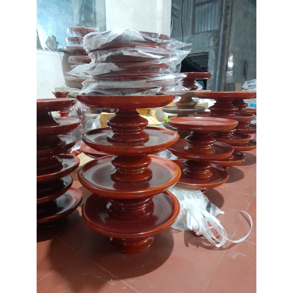 Mâm bồng  thờ cúng bằng gỗ Hương