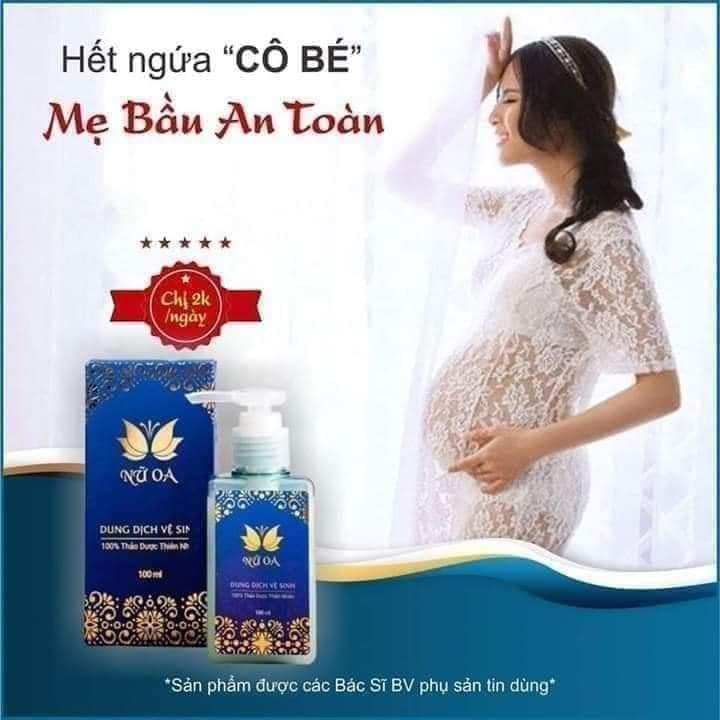 HÀNG CÔNG TY- Dung Dịch Vệ Sinh Nữ Oa- Bầu bì, mang thai dùng được, 100% từ thiên nhiên