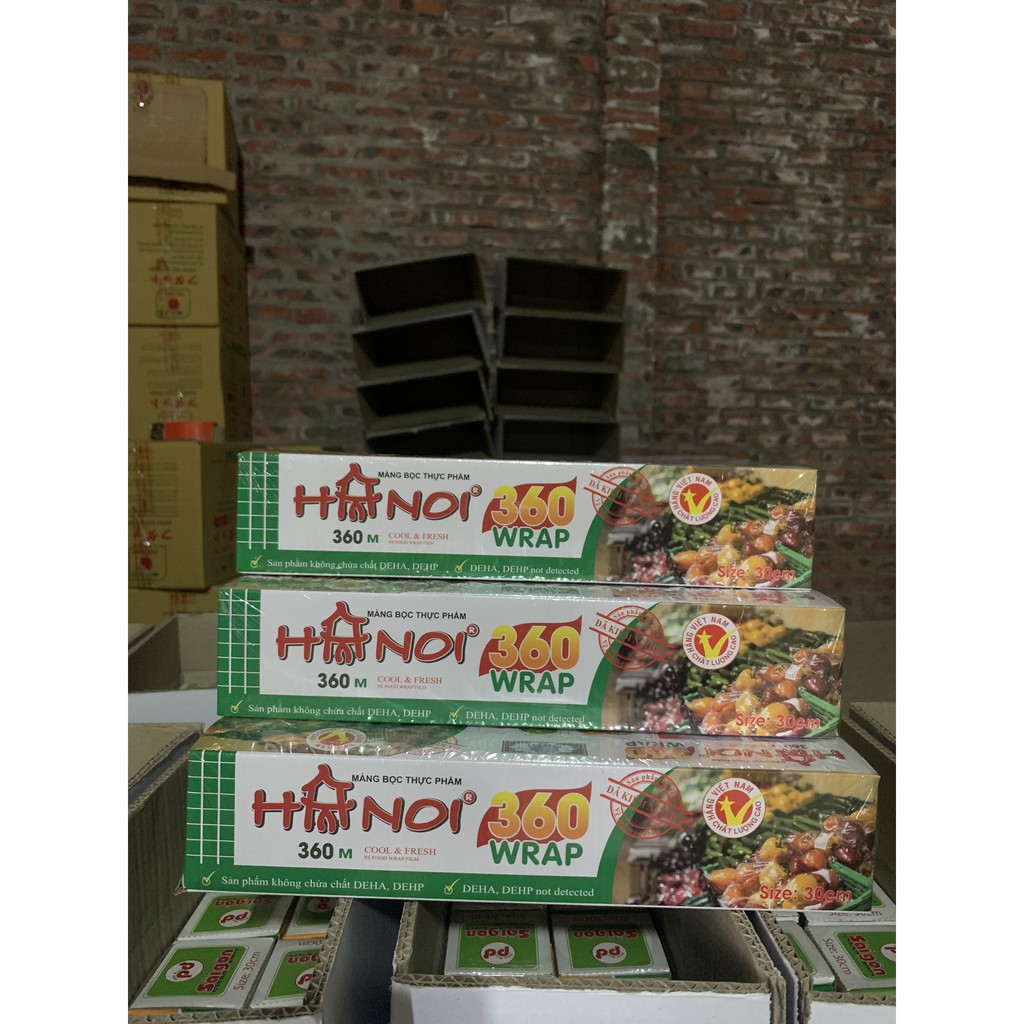 MÀNG BỌC THỰC PHẨM HÀ NỘI 360 WRAP( 30CM X 360M)