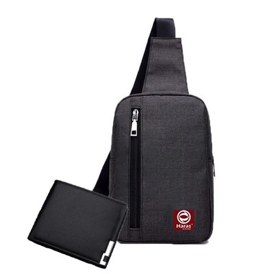 HR147V05 COMBO Túi IPAD và Ví Nam Thời Trang HOT HARAS
