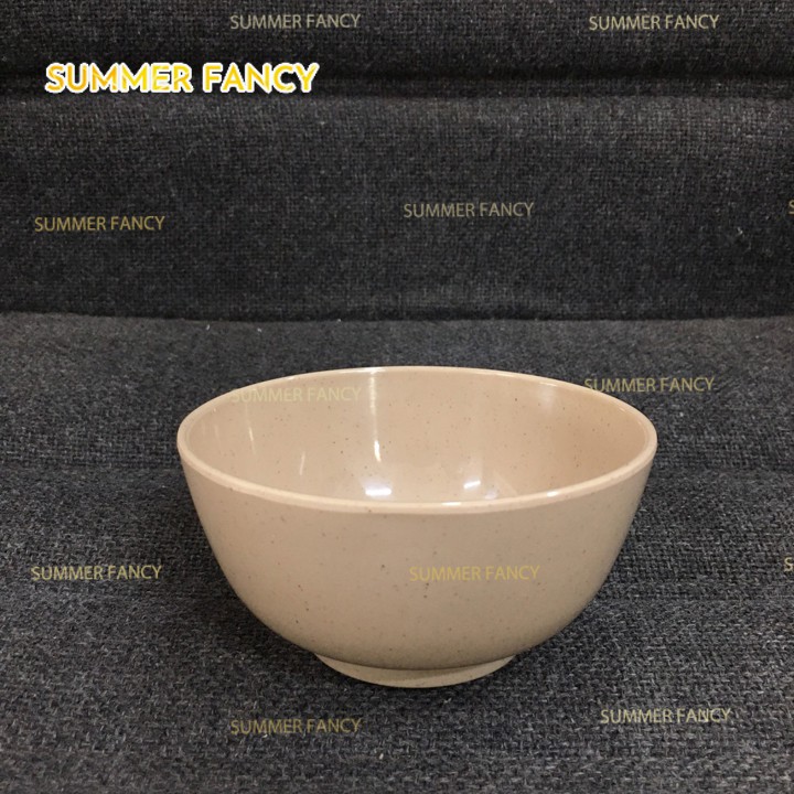 Chén 11.2 x 5.4 cm nhựa ăn cơm nâu CAO CẤP sang trọng / bát cơm - plastic small bowl F-CO02