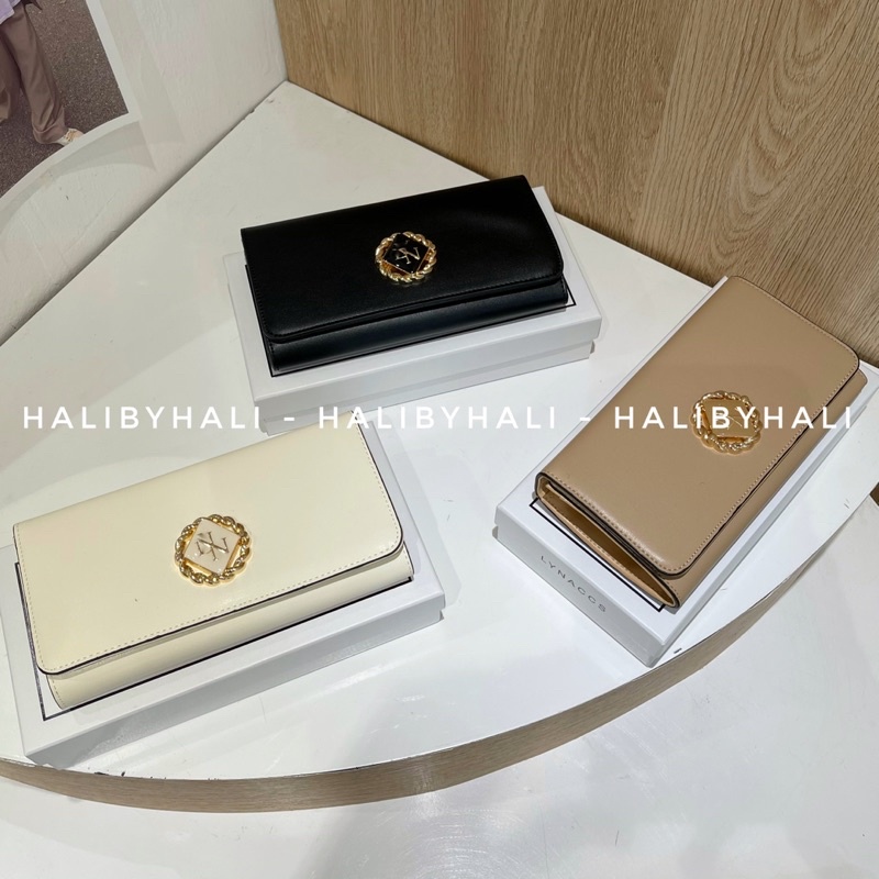 Ví Lyn dáng dài logo tròn