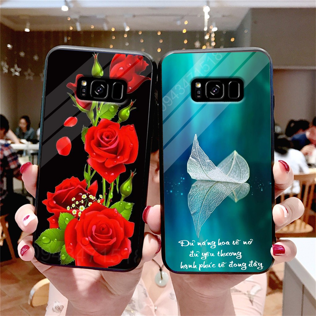 ỐP lưng kính 3D SAMSUNG S8, S8PLUS , ốp kính 3D Thế hệ mới SIÊU SANG bapshoppe