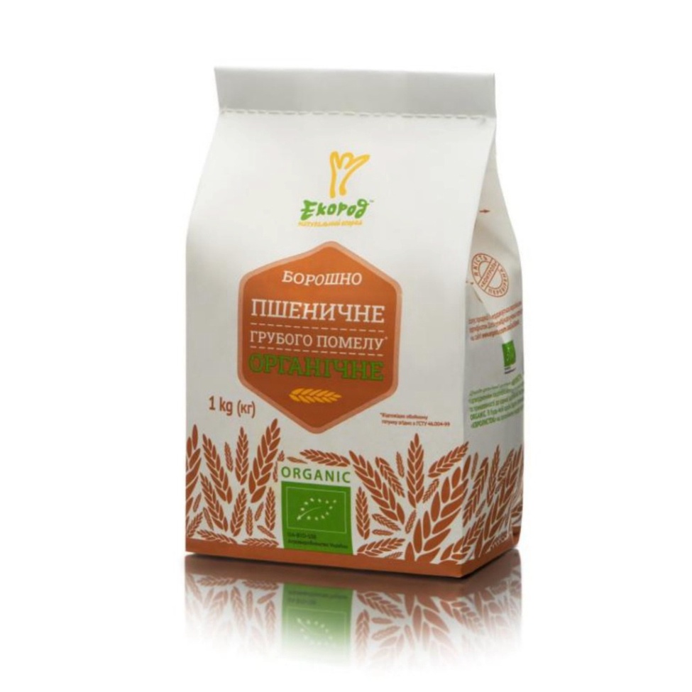 [ORGANIC] BỘT MÌ NGUYÊN CÁM HỮU CƠ HIỆU ECOROD (1KG)
