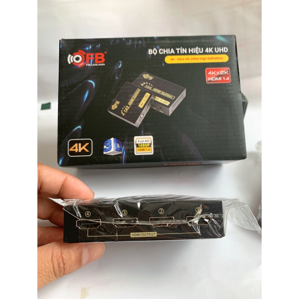 Hub chia HDMI 1 ra 4 - 1 ra 2 - Bộ chia HDMI Switch 1 ra 2 - 1 ra 4 Full HD