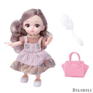 Búp Bê Công Chúa 3d Dễ Thương 16cm