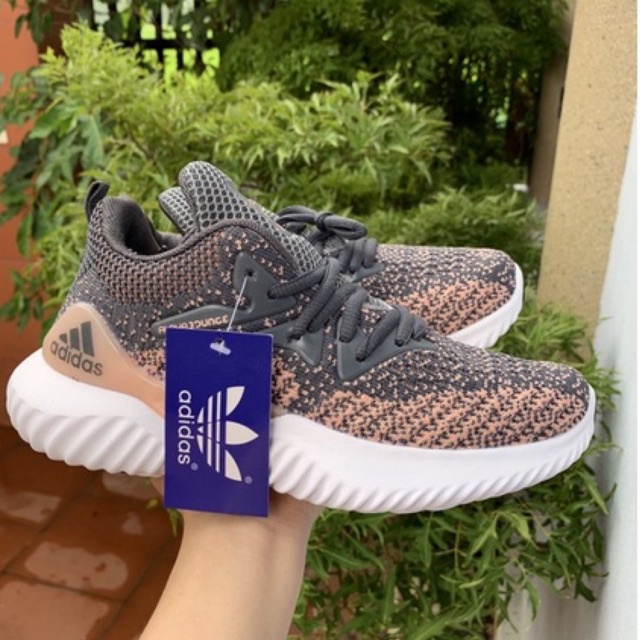 [Hàng mới về] Giày alphabounce giày neaker thể thao nam nữ full 5 màu( ghi hồng, ghi vàng, ghi xanh, đen trắng, đen full