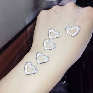 Dây chuyền tim bạc cao cấp