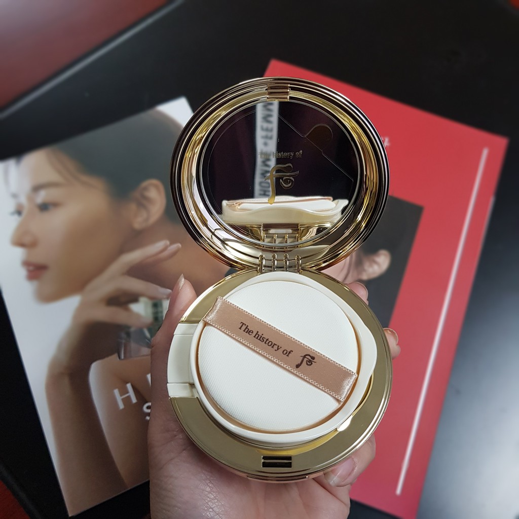 Phấn nước Whoo Luxury Golden Glow Cushion mỏng, mượt tự nhiên màu 21