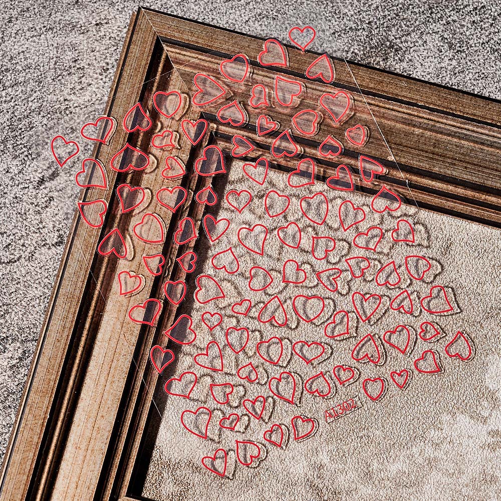Miếng Dán Trang Trí Móng Tay In Chữ Out Love Diy