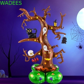 1 bong bóng đứng hình ma, cây, bí ngô, bí ngô dùng trang trí tiệc halloween