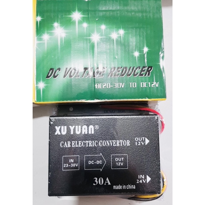 Chuyển đổi nguồn 24V sang 12V công suất 20A và 30A loại 1 đủ dòng phổ thông