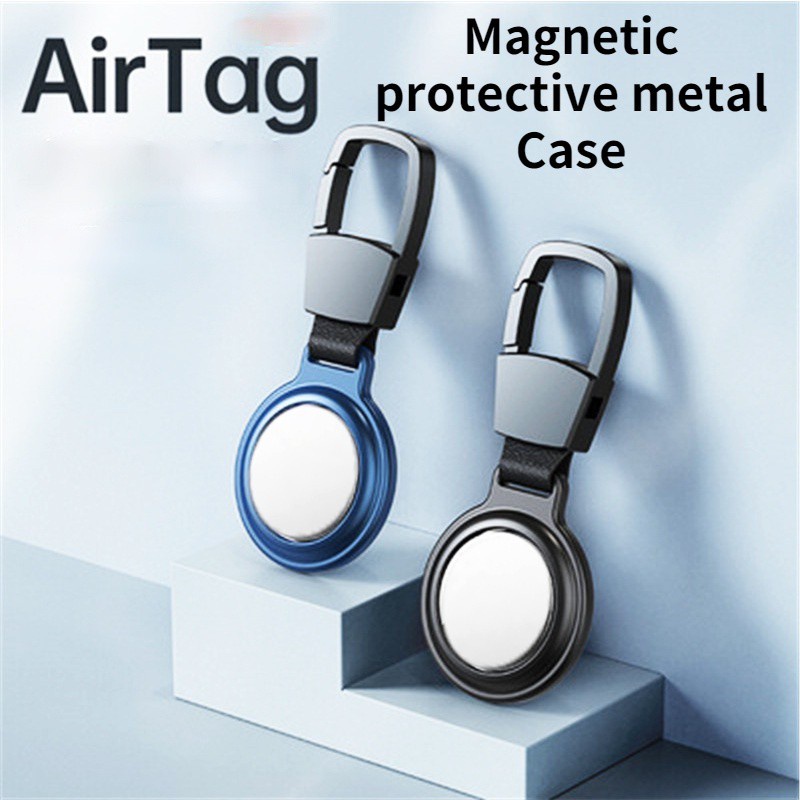 Móc Khóa Nam Châm Chống Thất Lạc Bằng Kim Loại Bảo Vệ Air Tag