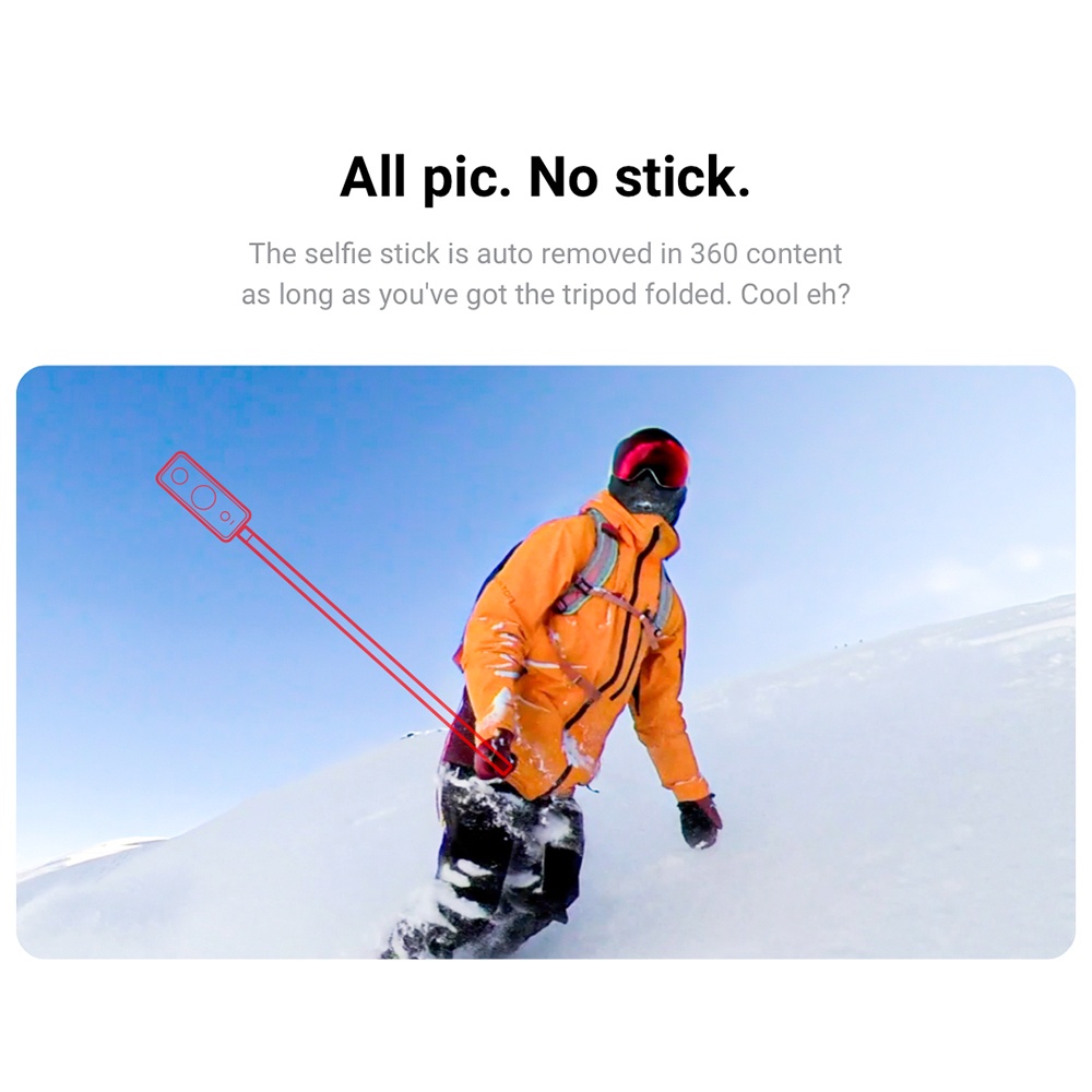 GẬY TÀNG HÌNH TÍCH HỢP TRIPOD 2 IN 1 INSTA360