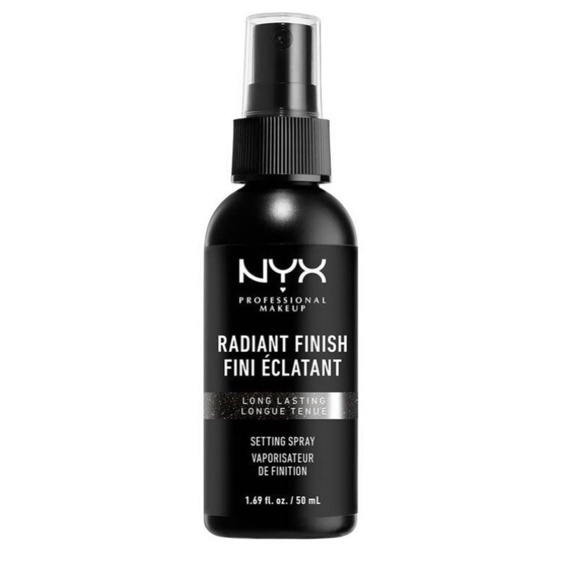 Xịt khoá nền Nyx Dewy Finish và Radiant Finish