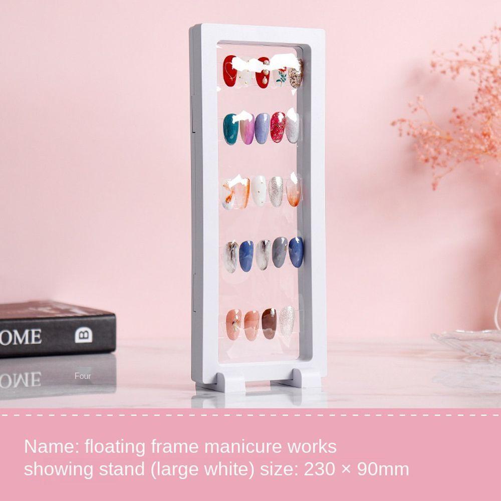 Hộp Đựng Móng Tay Giả Trong Suốt Chống Bụi Tiện Dụng