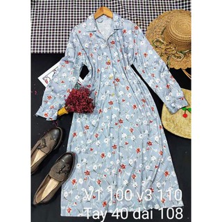 Đầm vintage Nhật cổ vest