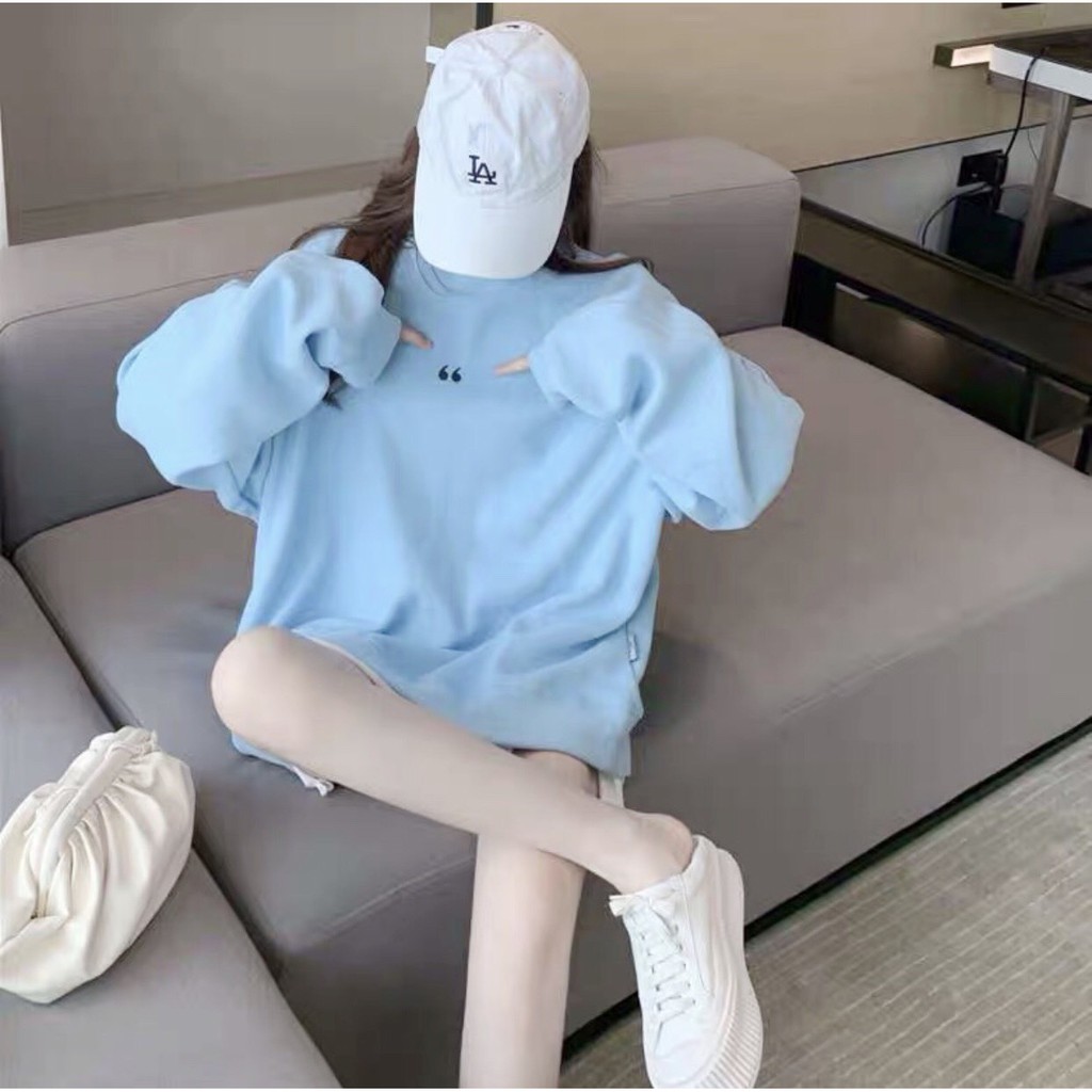 Áo Sweater DẤU PHẨY Ulzzang Unisex (Bo VẢI) 1hitshop