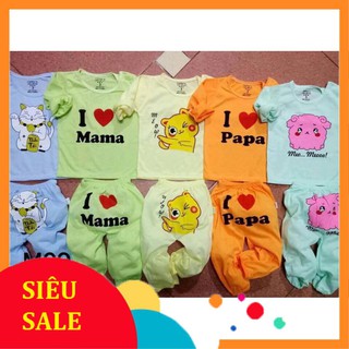 Combo 5 bộ dài tay cotton dành cho bé trai/bé gái