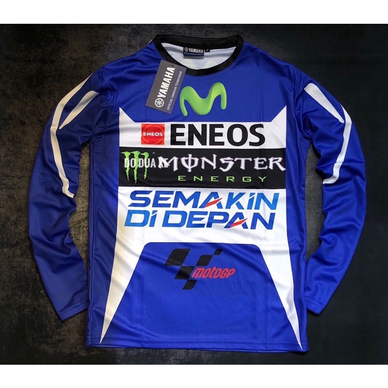 Áo thun đua xe tay dài Yamaha