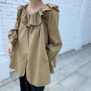 Áo kiểu hở vai dún thun
