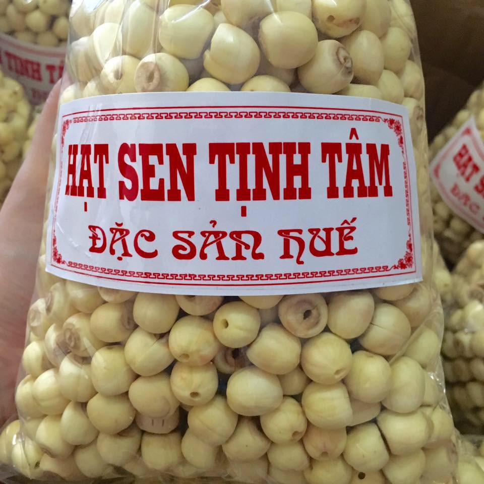 Hạt sen tươi Tịnh Tâm Huế loại 1, gói 250g