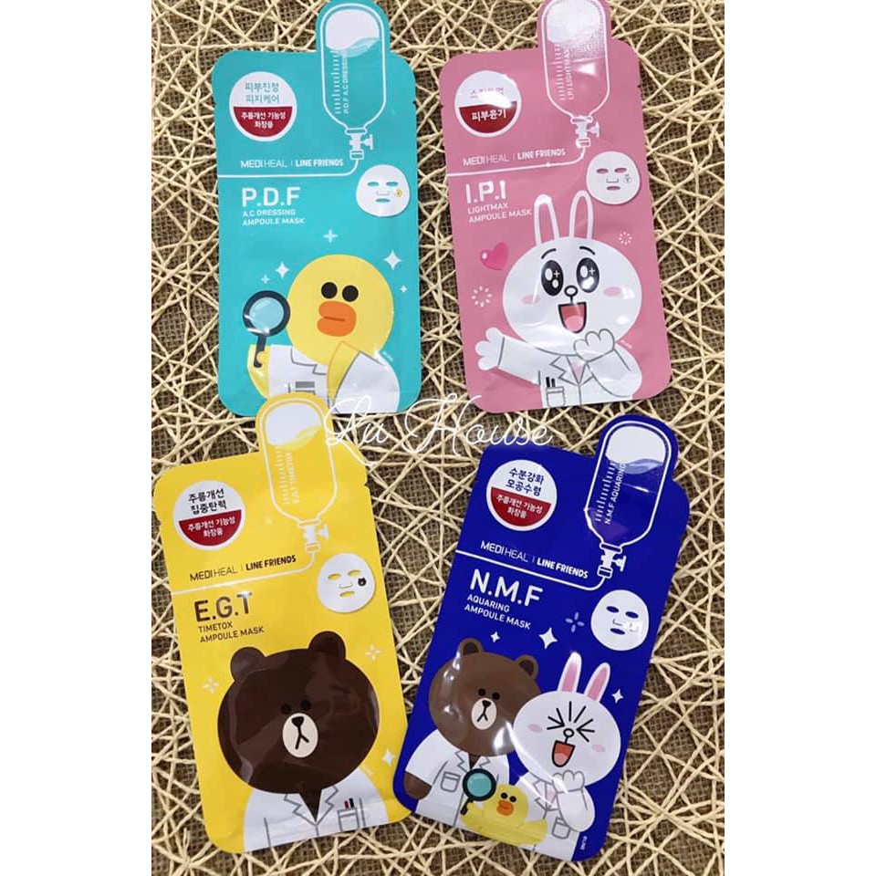 mặt nạ Mediheal Line Friends-cam kết chính hãng 100%