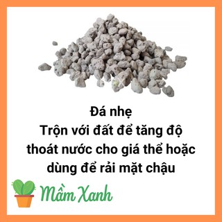 Đá pumice đá bọt núi lửa thoáng, nhẹ, thoát nước tốt 1L