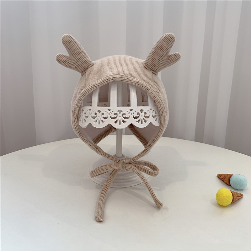 Nón Trùm Đầu Có Sừng Hươu Dễ Thương Cho Bé