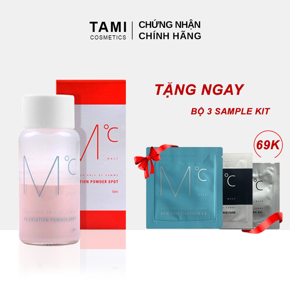 Dung dịch chấm mụn MdoC AC Solution Powder Spot 15ml MCM01