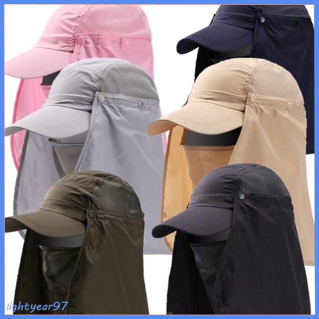 Mũ Câu Cá Chống Nắng Thoáng Khí Nhanh Khô Có Dây Đeo Điều Chỉnh Được Cho Nam Nữ