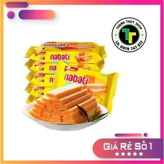 Combo 10 gói - Bánh xốp phô mai hiệu Nabati càng ăn càng nghiện loại 58g