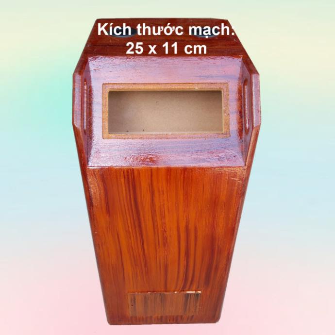 Vỏ thùng loa 2 tấc 5 đôi họa tiết vân gỗ