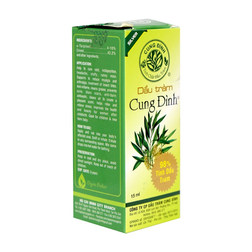 Dầu tràm Cung Đình silver (15ml)