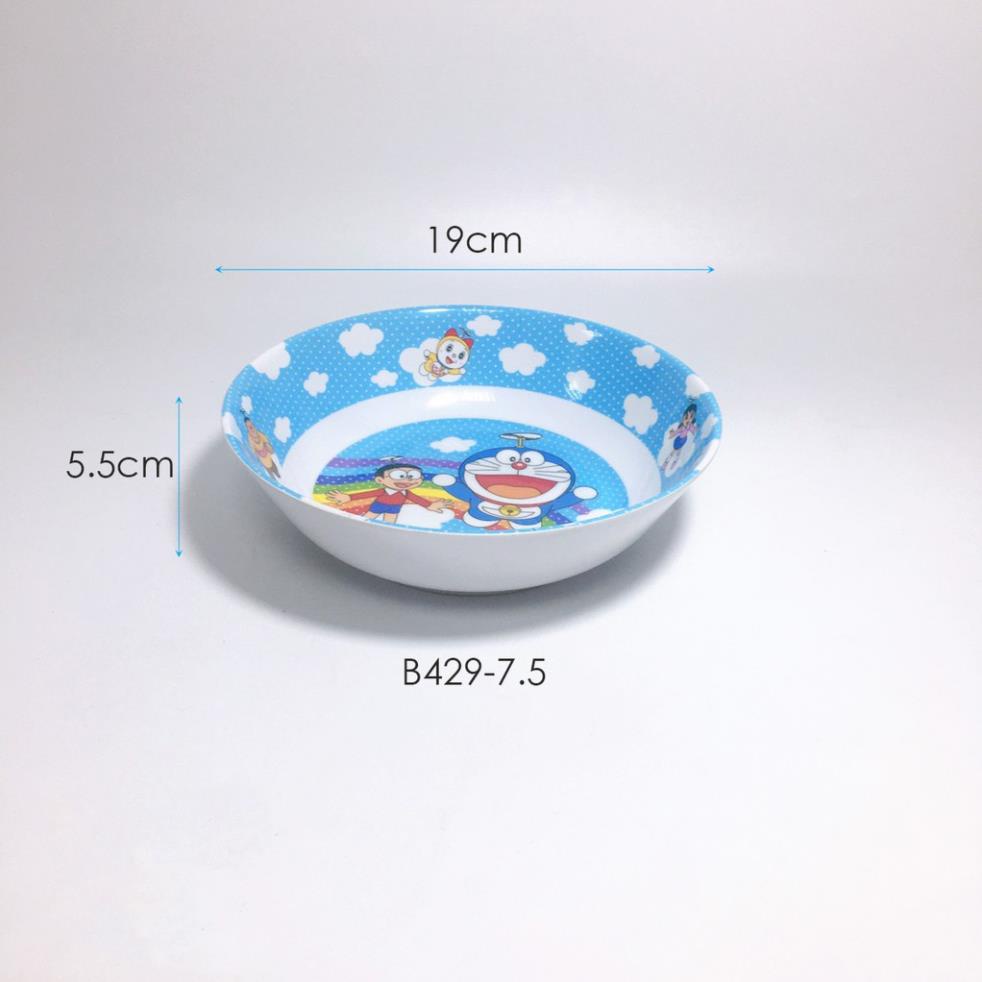 (HÀNG ĐẸP) Bộ Bát Đĩa Ăn Dặm Cho Bé Thái Lan - Peguin và Doraemon