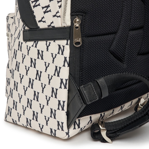 BALO MLB MONOGRAM NEW YORK YANKEES🔥CHÍNH HÃNG🔥Ba-lo MLB Classic Backpack Màu White -SIMPLE SNEAKER