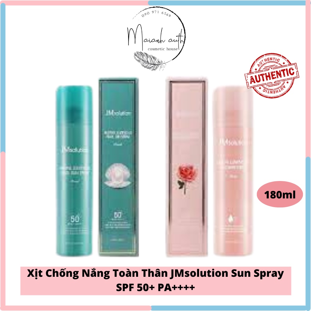 Xịt chống nắng toàn thân JM Solution Sun Spray SPF50+ /PA +++ 180ml