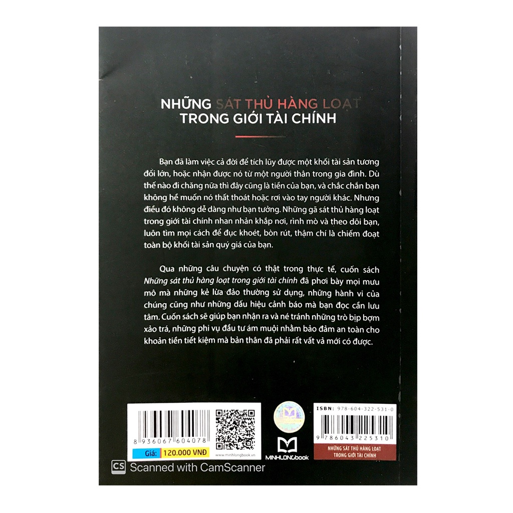 Sách Minh Long - Những Sát Thủ Hàng Loạt Trong Giới Tài Chính