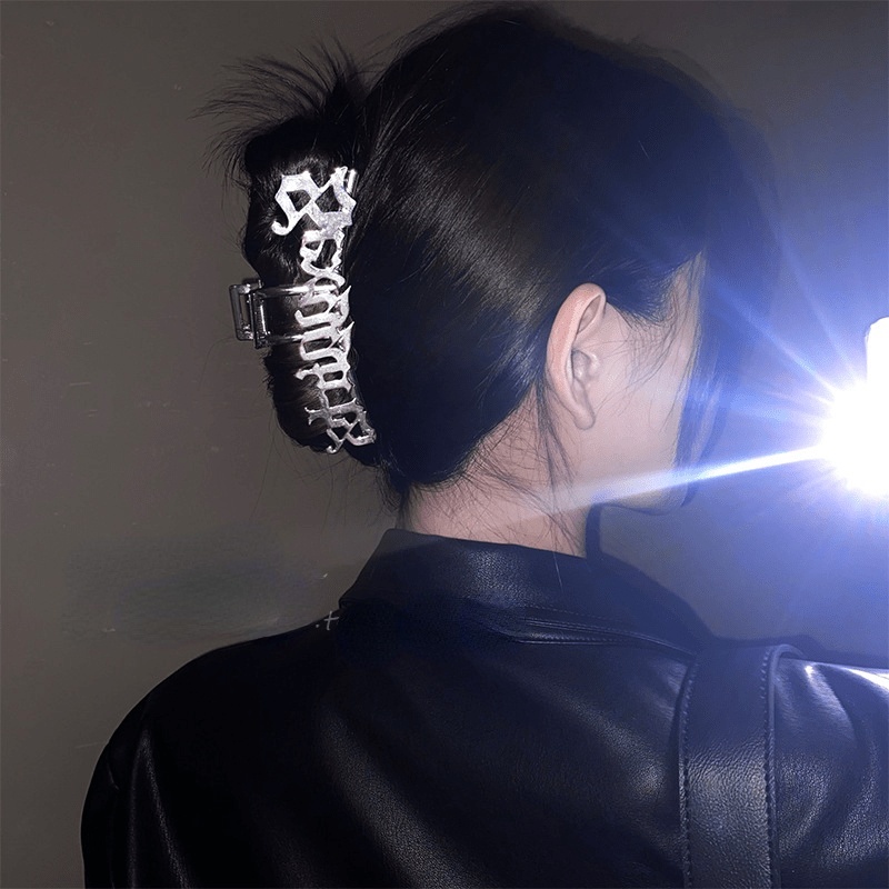 Kẹp tóc kim loại hình cá mập phong cách Hàn Quốc mùa hè cho nữ