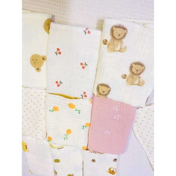 Khăn sữa xô Muslin organic cao cấp , mềm mại , thấm hút tốt cho bé