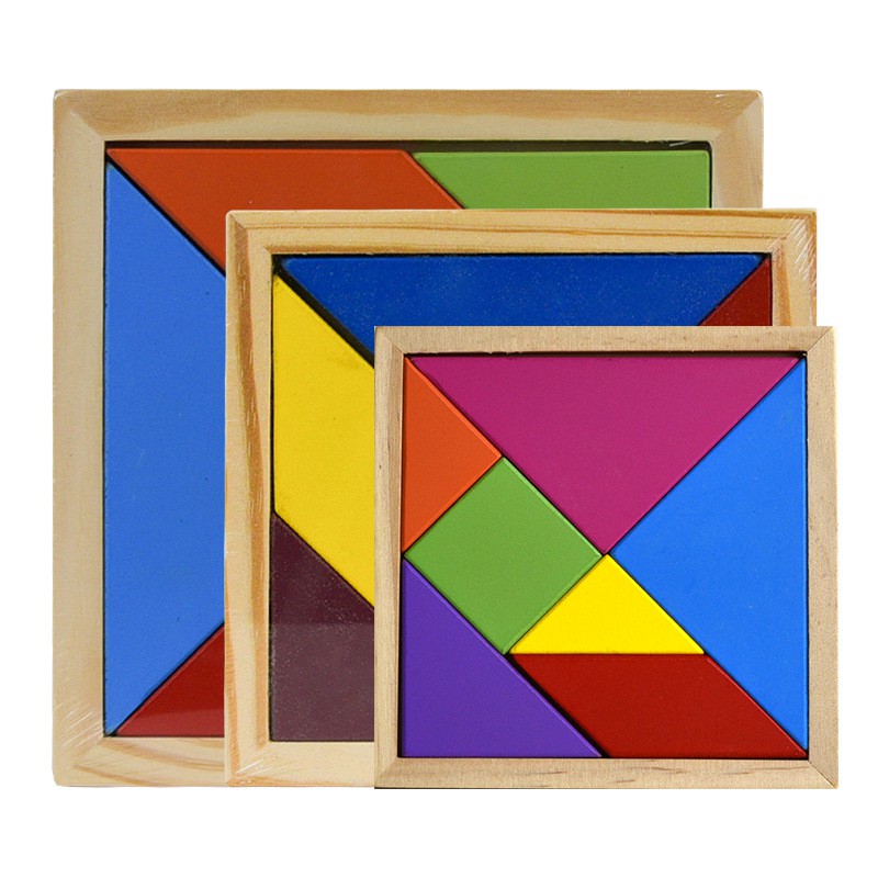 [ĐỒ CHƠI TRÍ TUỆ] Đồ chơi Tangram đơn có hướng dẫn