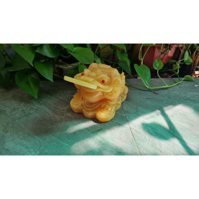 Thiềm Thừ  Đá Ngọc Hoàng Long  kích thước dài 10cm, 12cm,16cm
