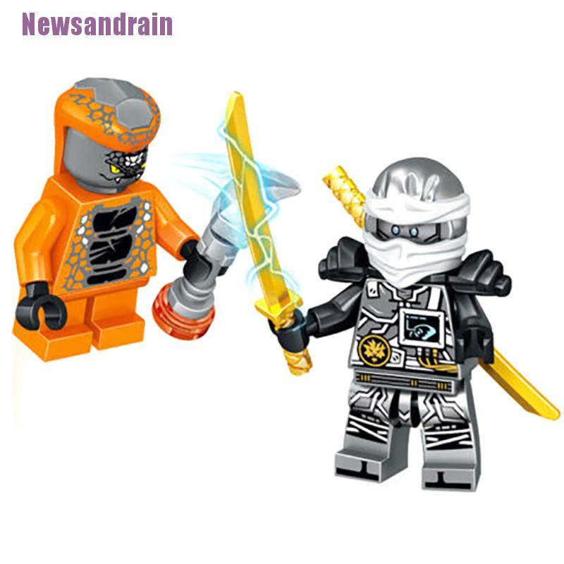 Set 24 Mô Hình Nhân Vật Ninjago Mini Trang Trí