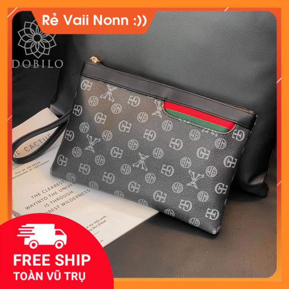 [Freeship] Ví Da Nam Cầm Tay Ví Cắp Nách Clutch Da Cao Cấp Hàng Chuẩn