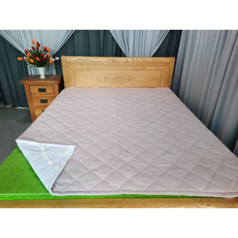 Tấm lót đa năng bảo vệ nệm kiêm chống thấm vải cotton 100% cao cấp